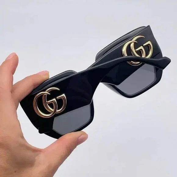 💯- NEW GUCCI GG0956S 003 BLACK SUNGLASSES GUCCI WOMEN’S EYEWEAR GUCCI GG095… - Picture 6 of 11